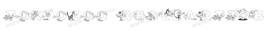 TokyoZoo Regularttf字体转换